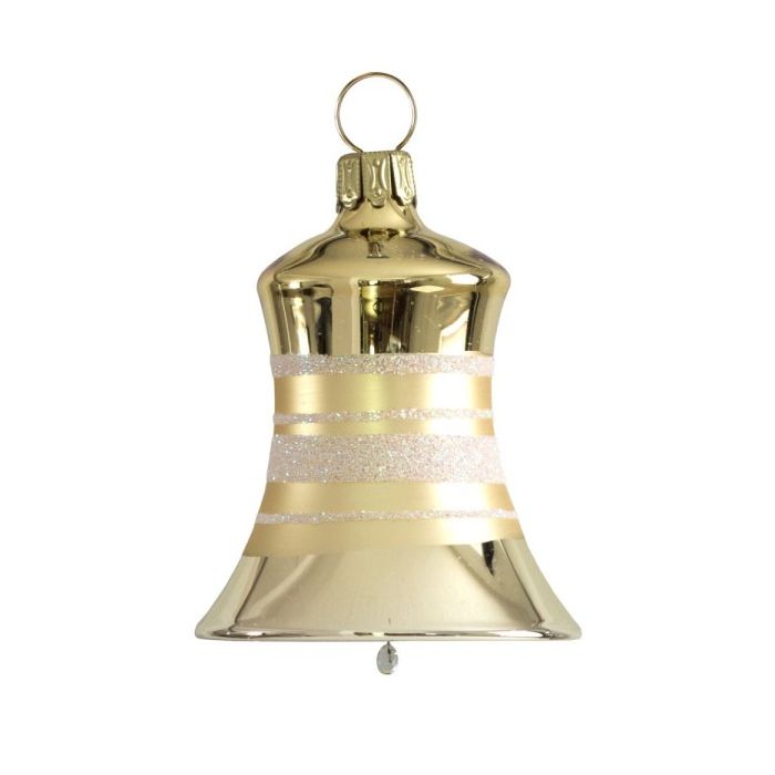 Gold-colored bells with pattern 3-pack