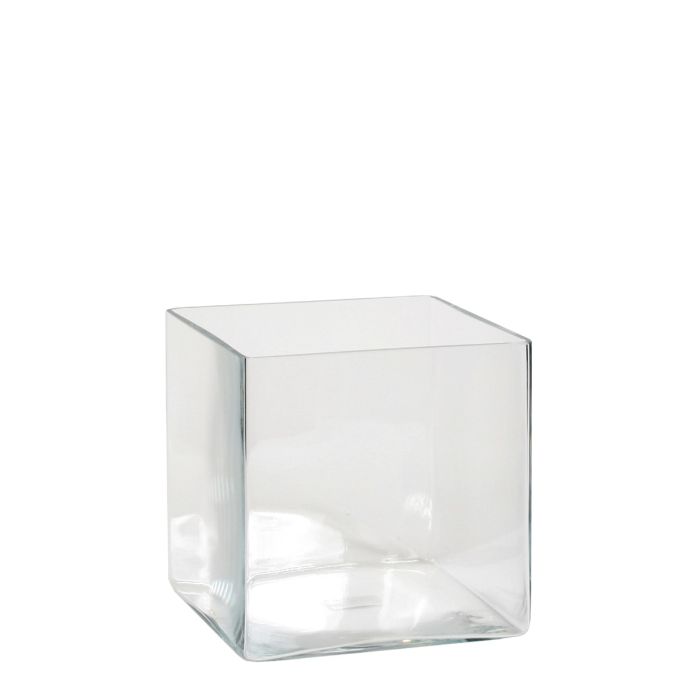 Britt firkantet vase 20 cm høj 20 cm bred