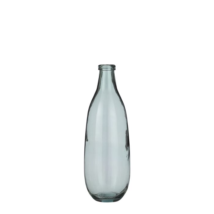 Glasvase i genanvendt lysegrønt glas