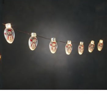 LED light chain with figurines