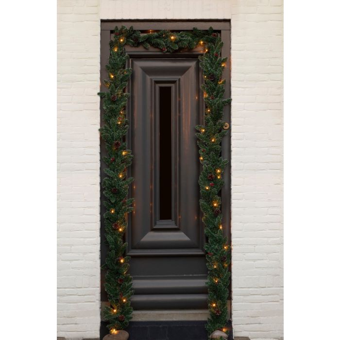 Creston granguirlande med lys 270 cm lang