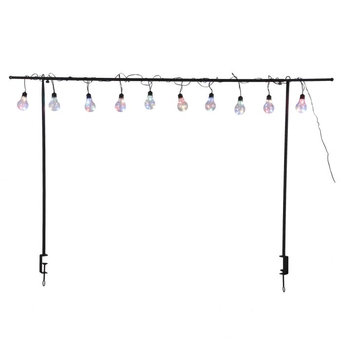 Bordstativ med lyskæde solcelle