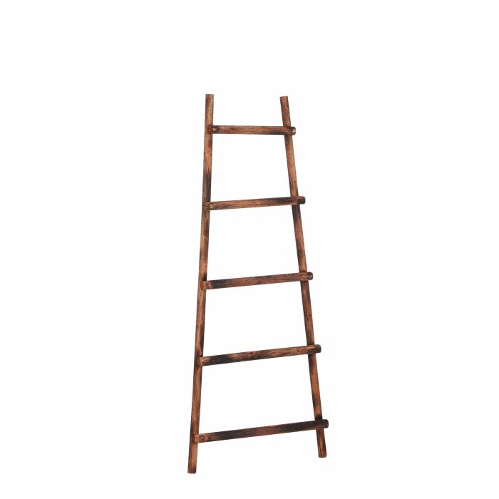 Træstige brun 119 cm høj