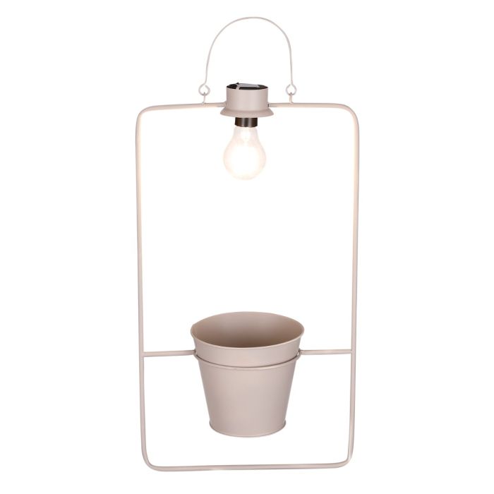 Dimitri solcellelampe med urtepotte