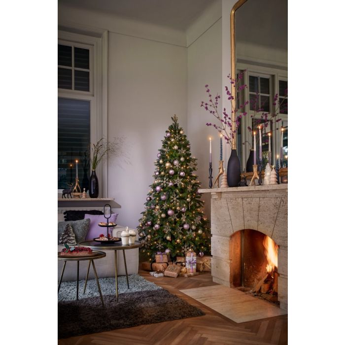 Snoede lys 2-pak blå