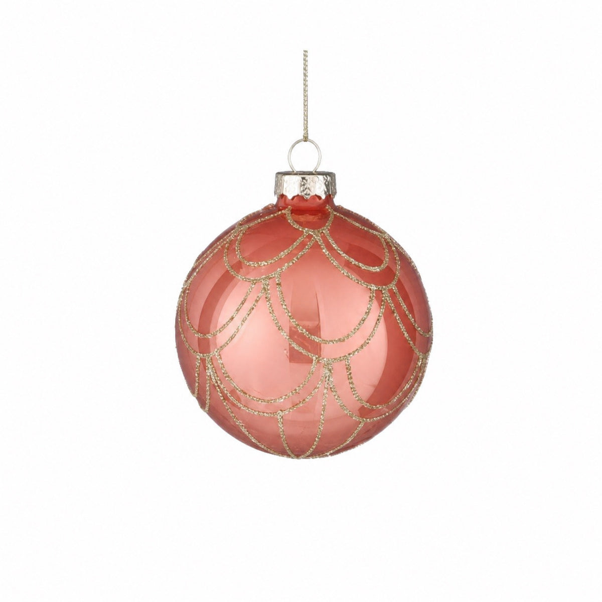 Christmas ball with bows