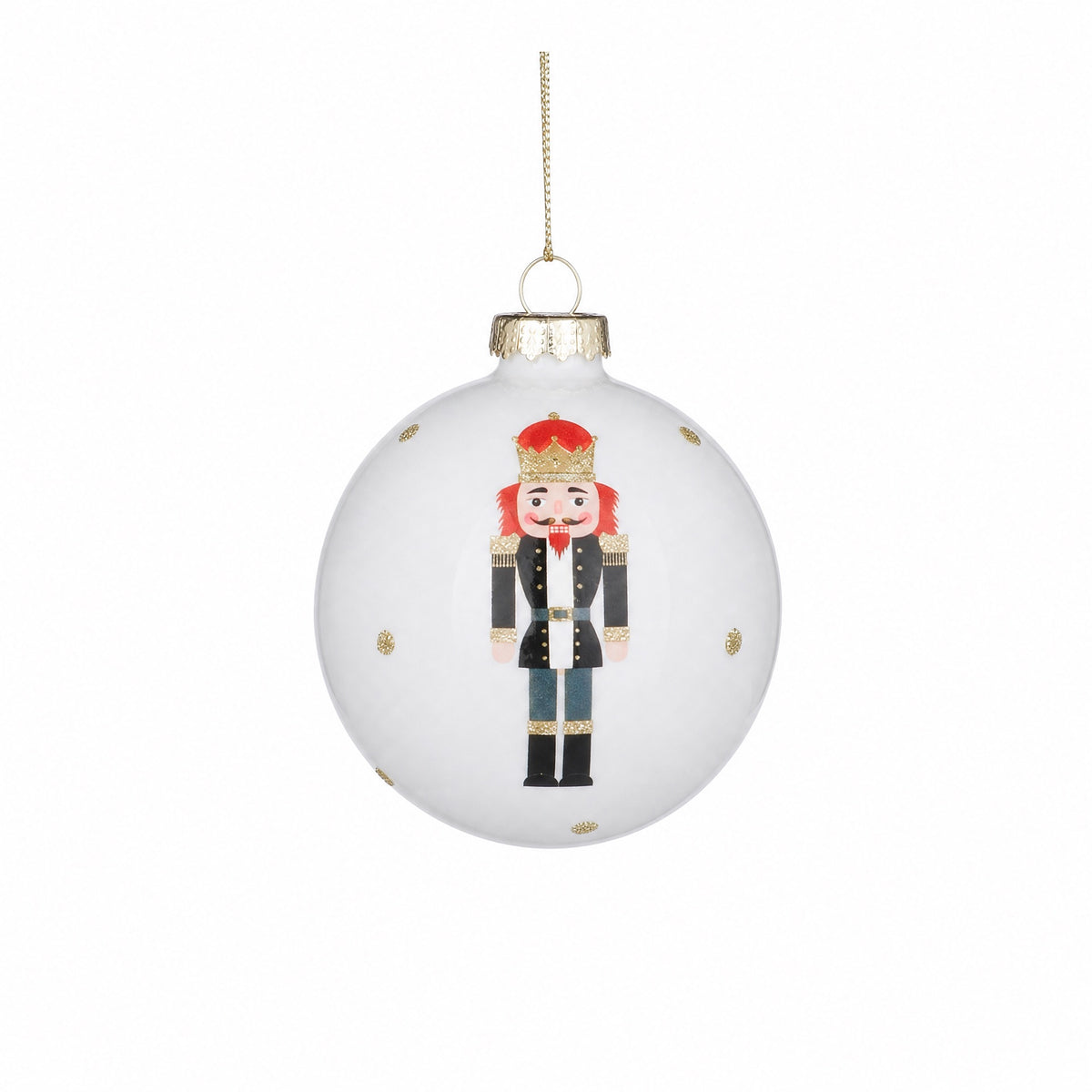 Christmas bauble with the Nutcracker
