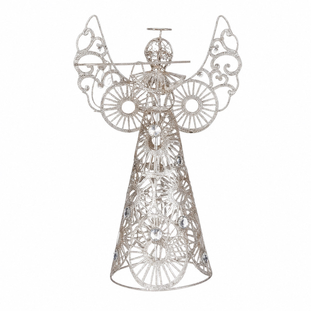 Champagne coloured angel 30 cm