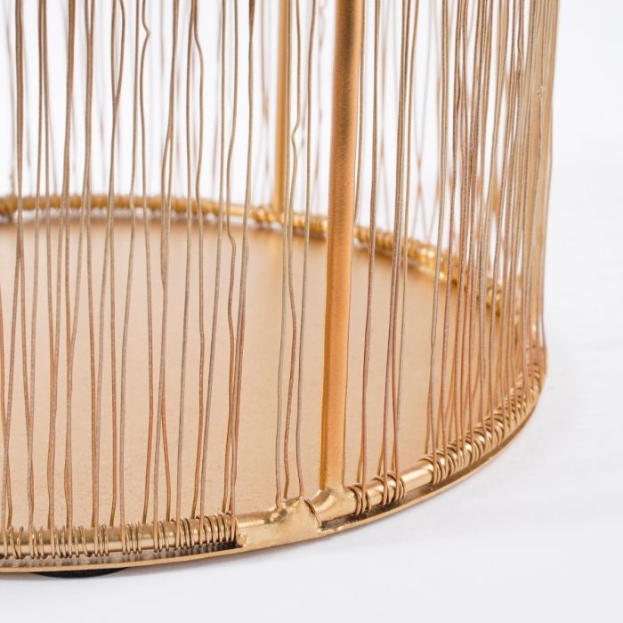 Yves lanterne guldfarvet 33 cm høj