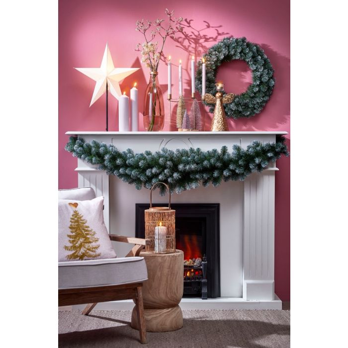 Yves lanterne guldfarvet 33 cm høj