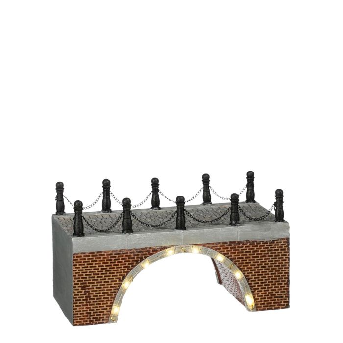 Luville Kanalbro med lys og vejstykke