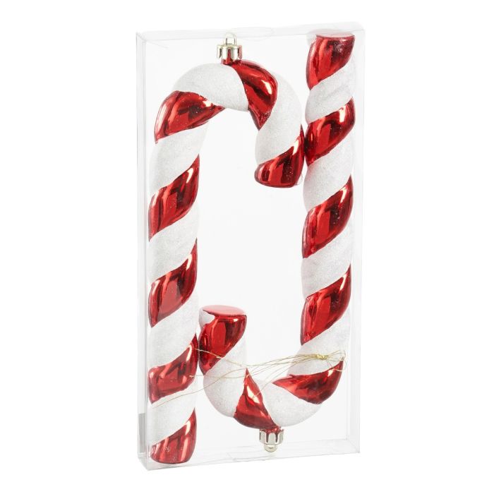 Julestokke 25 cm høje 2-pak