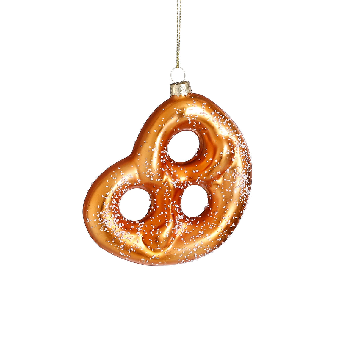Glass kringle Christmas tree bauble
