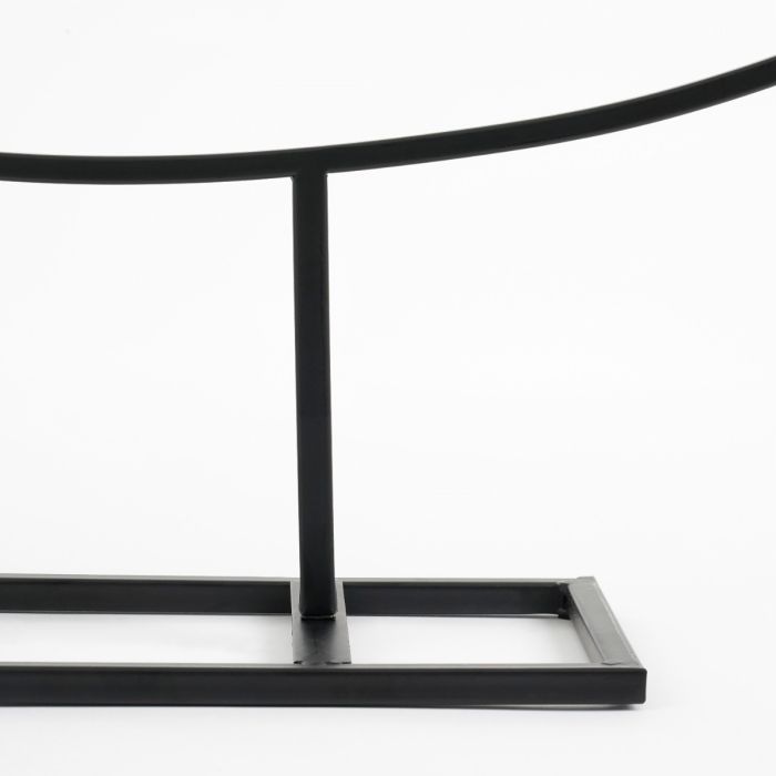 Juletræ i sort metal 105 cm højt