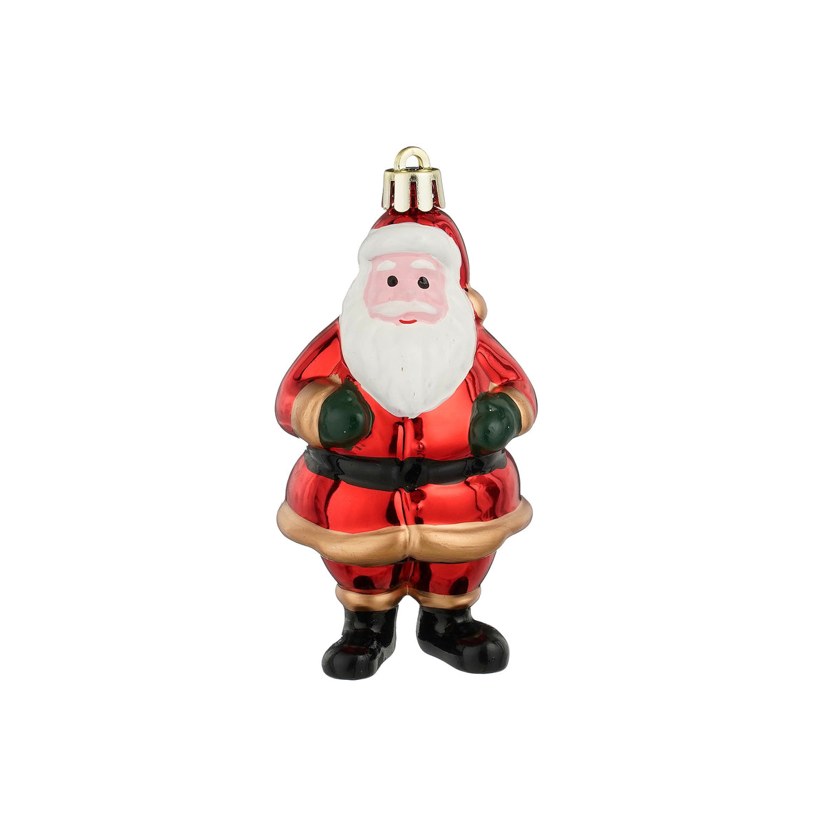 Santa-shaped Christmas ornament