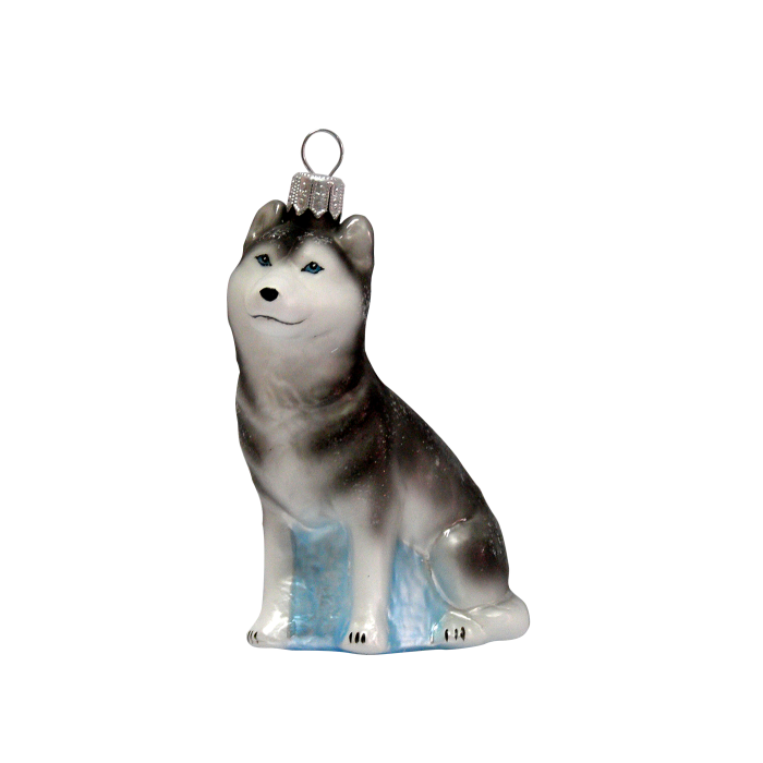 Julekugle Siberian Husky