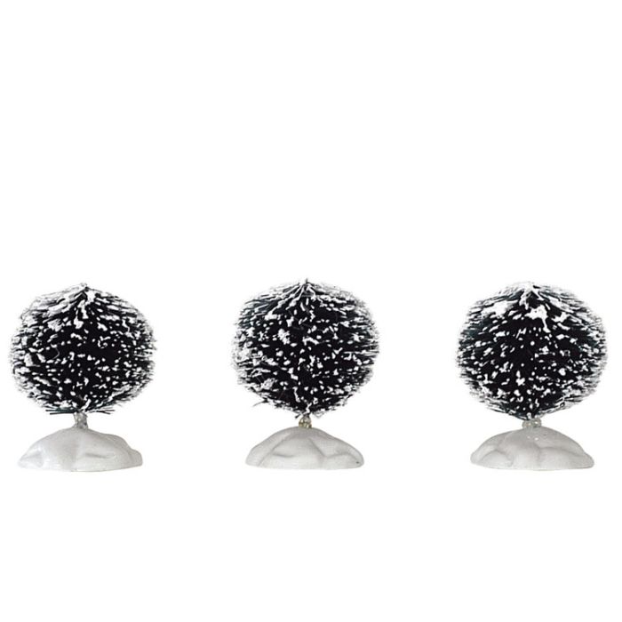 Lemax Round Bristle Tree Mini 3-pak