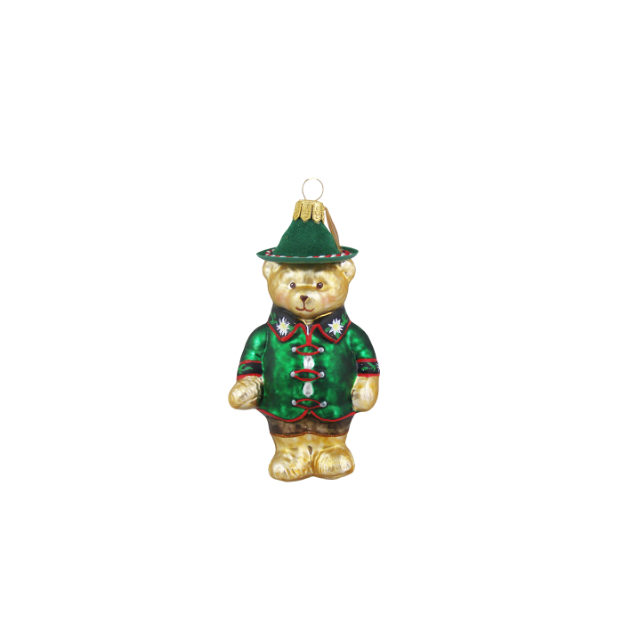 Julekugle Tyrolerbjørn