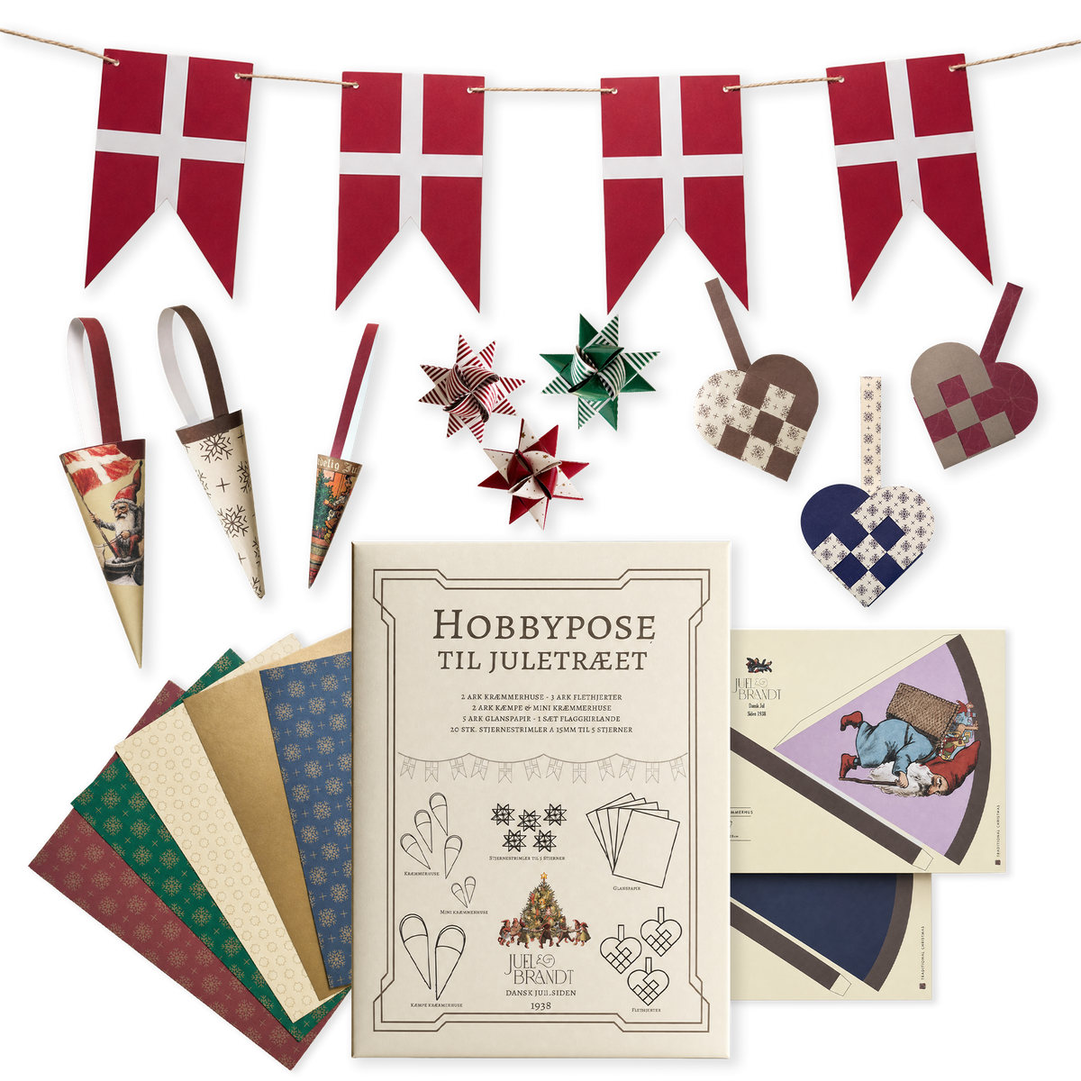 Hobbypose med DIY juletræspynt fra Juel & Brandt