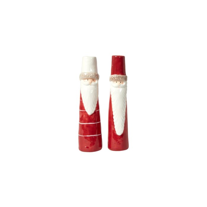 Vase med julemand 20 cm høj