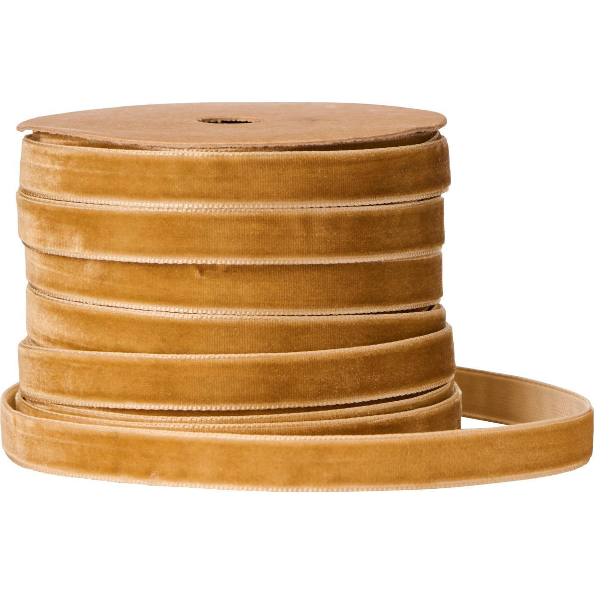 Velourbånd på spole 10 m clay fra Ib Laursen