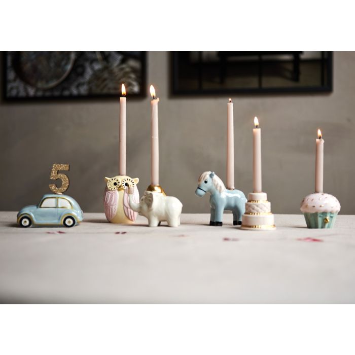 Lysestage til kertelys lagkage