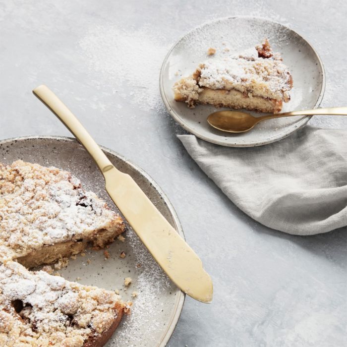 House Doctor Kagesæt guldfarvet kniv til at skære kagestykker med