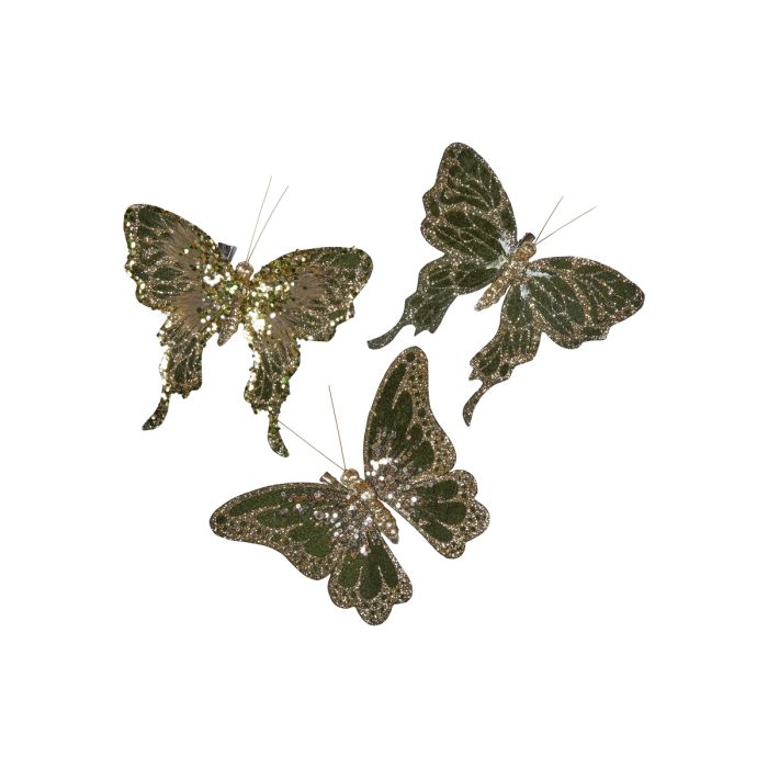 Stor sommerfugl grøn