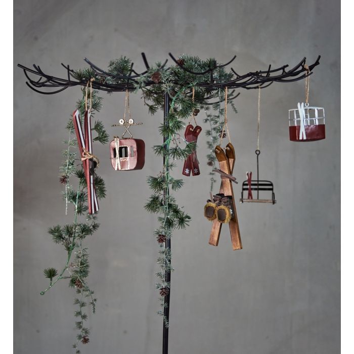 Ski til dekoration 28 cm lange