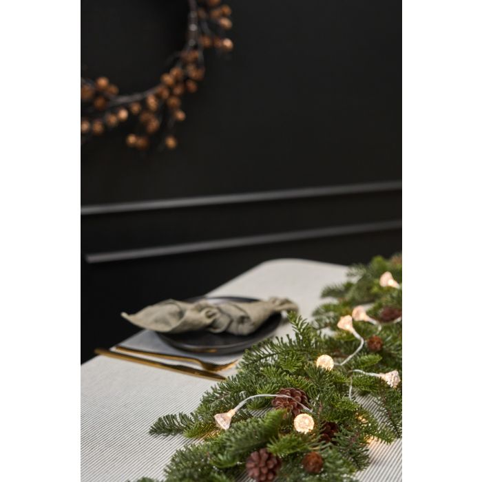 Lyskæde med 10 LED diamanter 120 cm