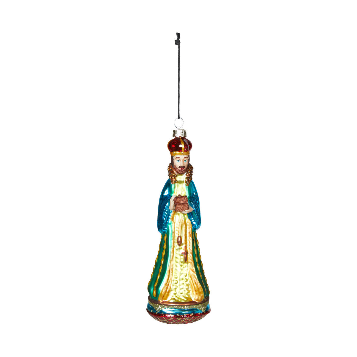 Glass Christmas bauble 'Balthazar' (the Wise Man) from Speedtsberg