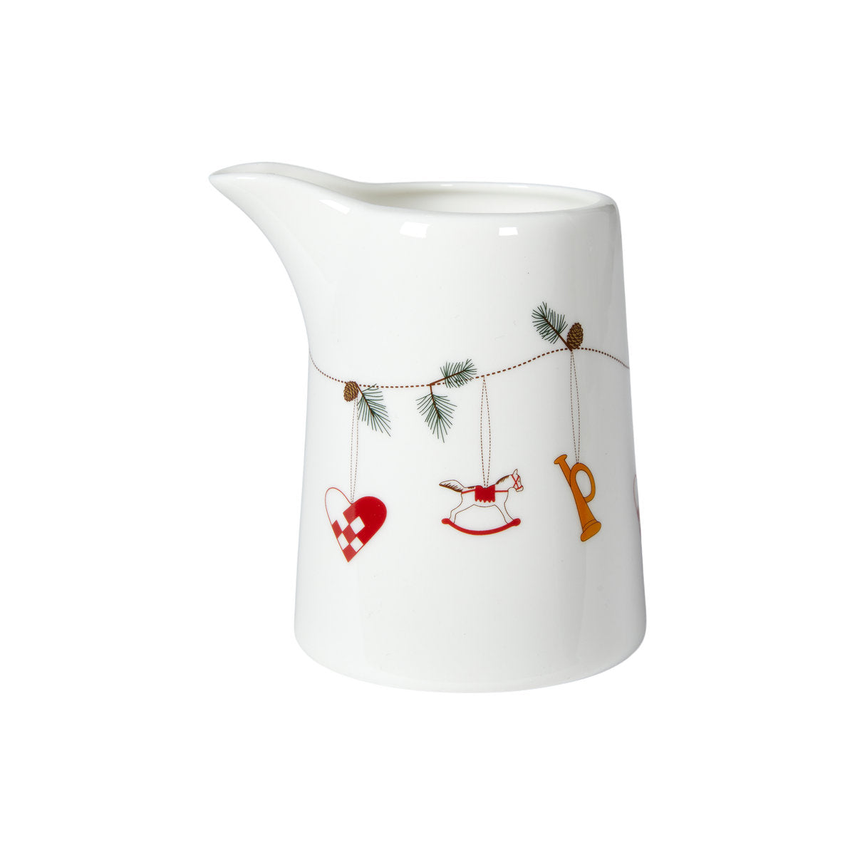 Porcelain milk jug with Christmas garland from Speedtsberg