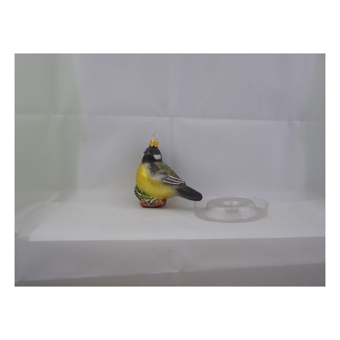 Black-capped chickadee Christmas ornament