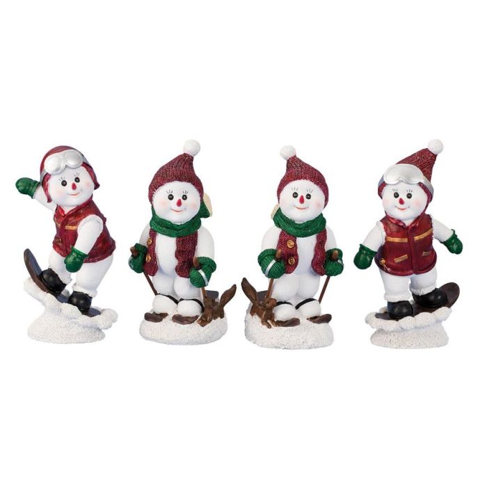 Snemand på ski eller snowboard