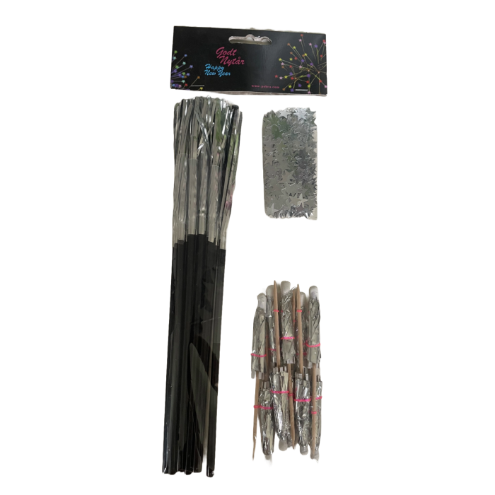 Partypose med sugerør og paraplyer