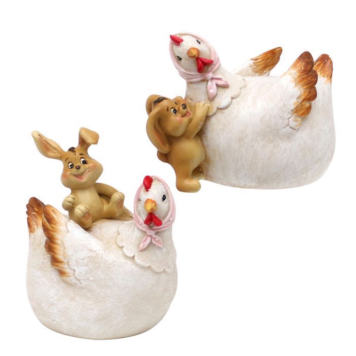 Påskehare med hønemor