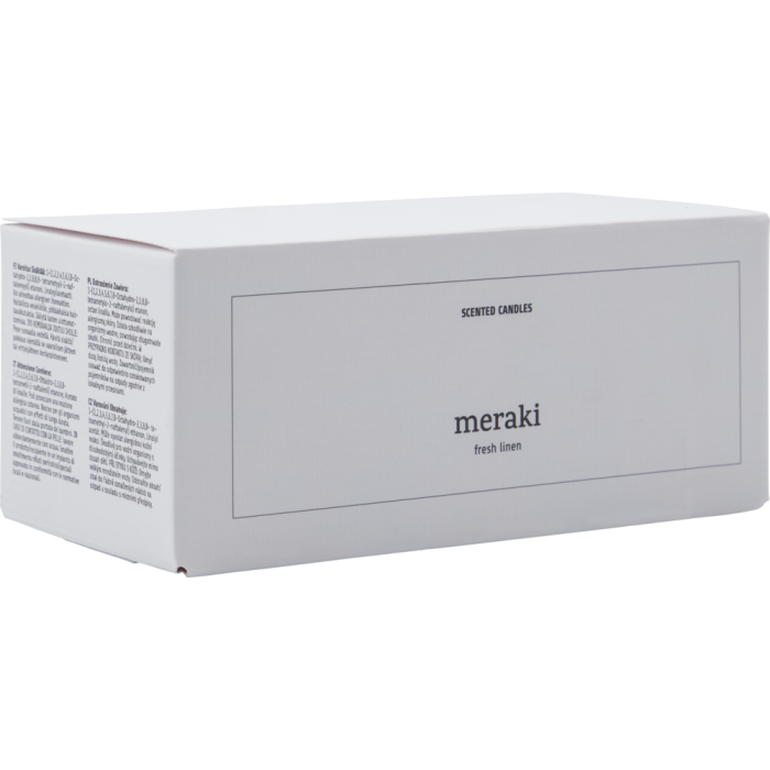 Meraki Duftlys Fresh Linen 2 pk