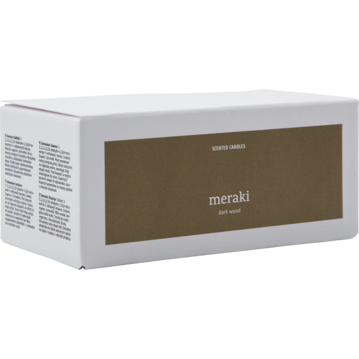 Meraki Duftlys Dark Wood 2 pk