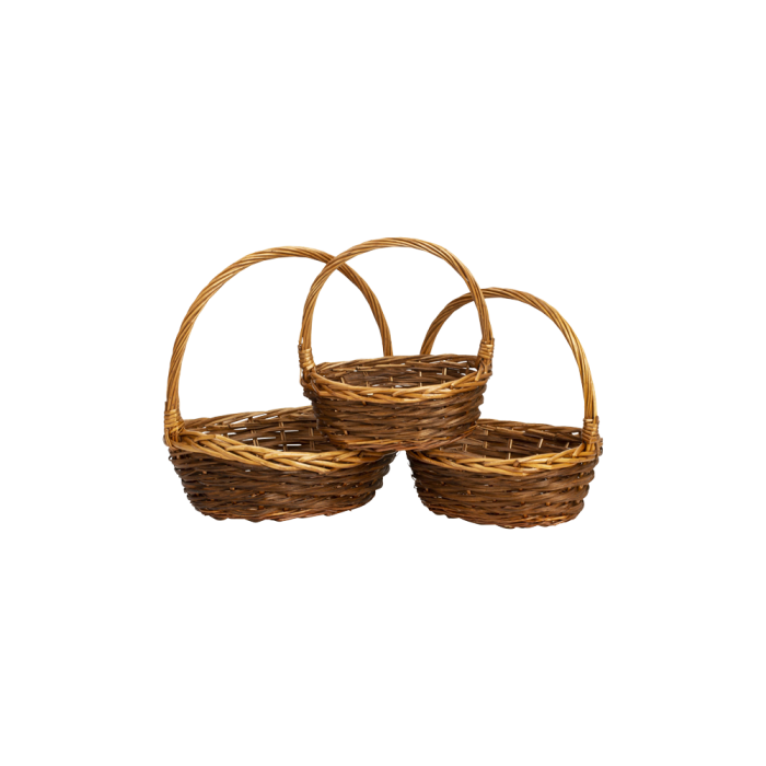 Kurvesæt i mørk pil med 3 kurve