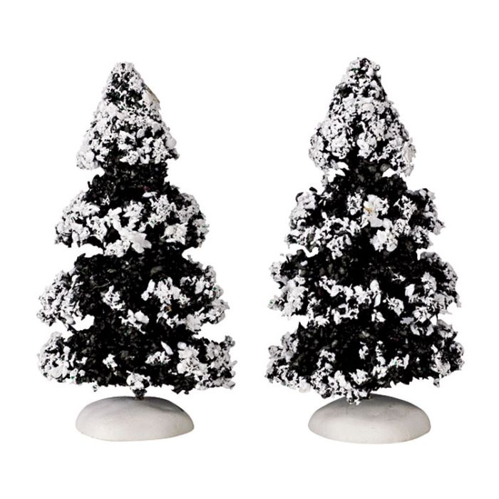 Lemax Evergreen Tree Set Of 2 Small