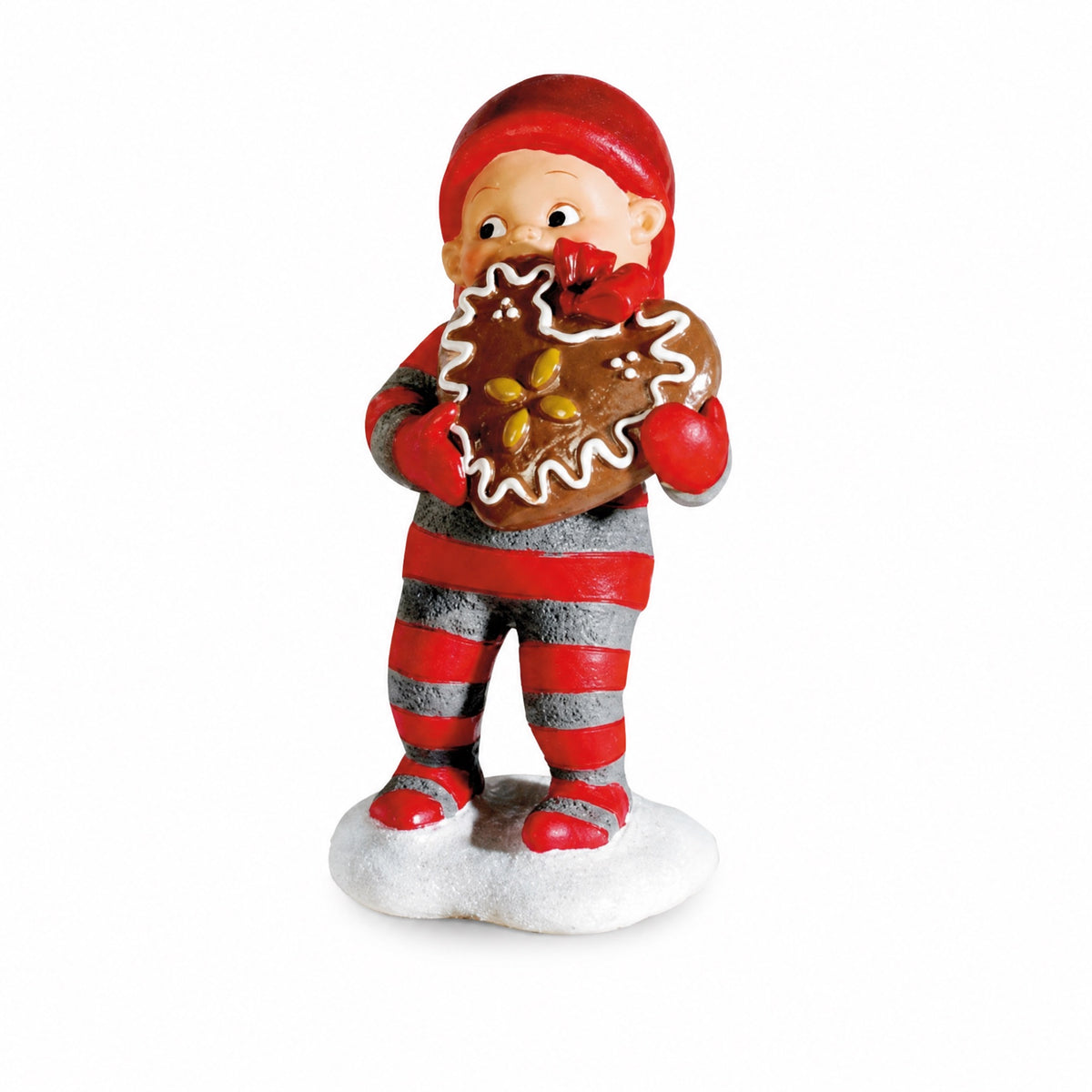 BABY ELF WITH GINGERBREAD HEART