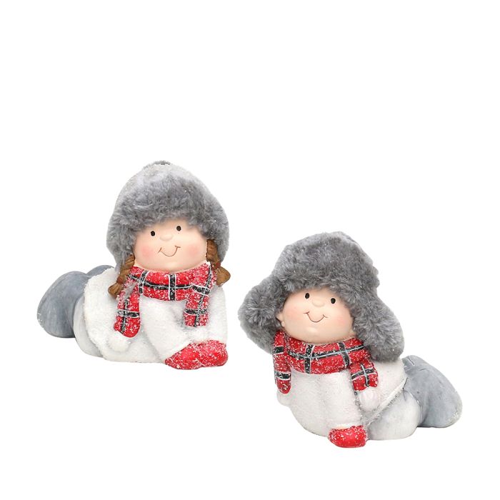 Liggende vinterbørn