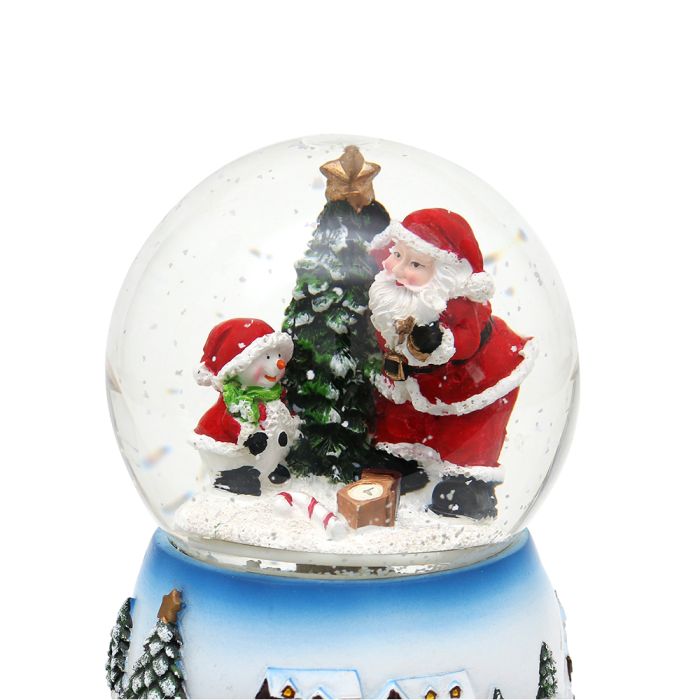 Snow globe with train
