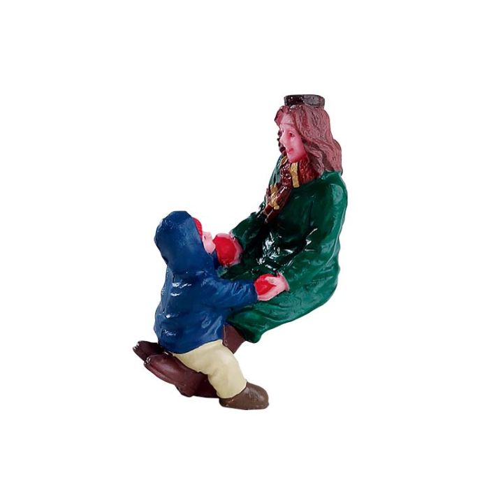 Bench Figures Mother and Son