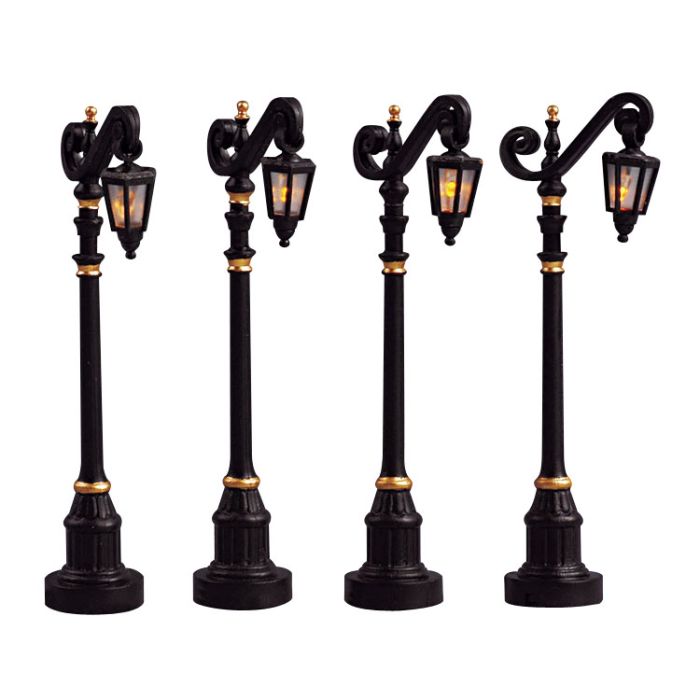 Colonial Steet Lamp Set Of 4