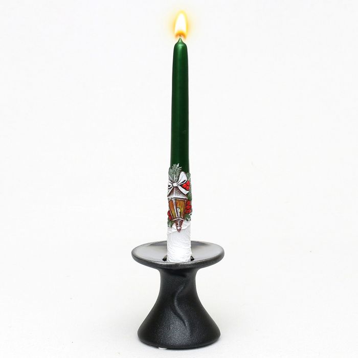 Julestearinlys med lanterne