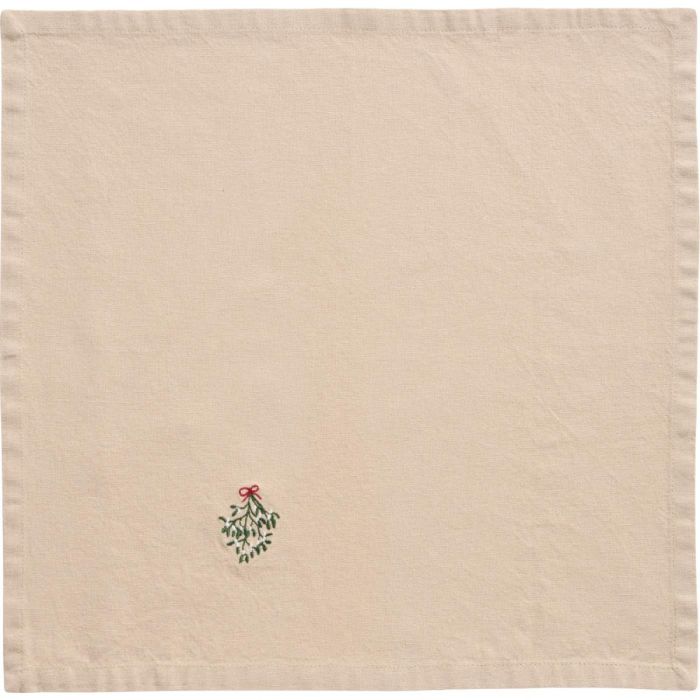 Stofserviet Tradition med mistelten