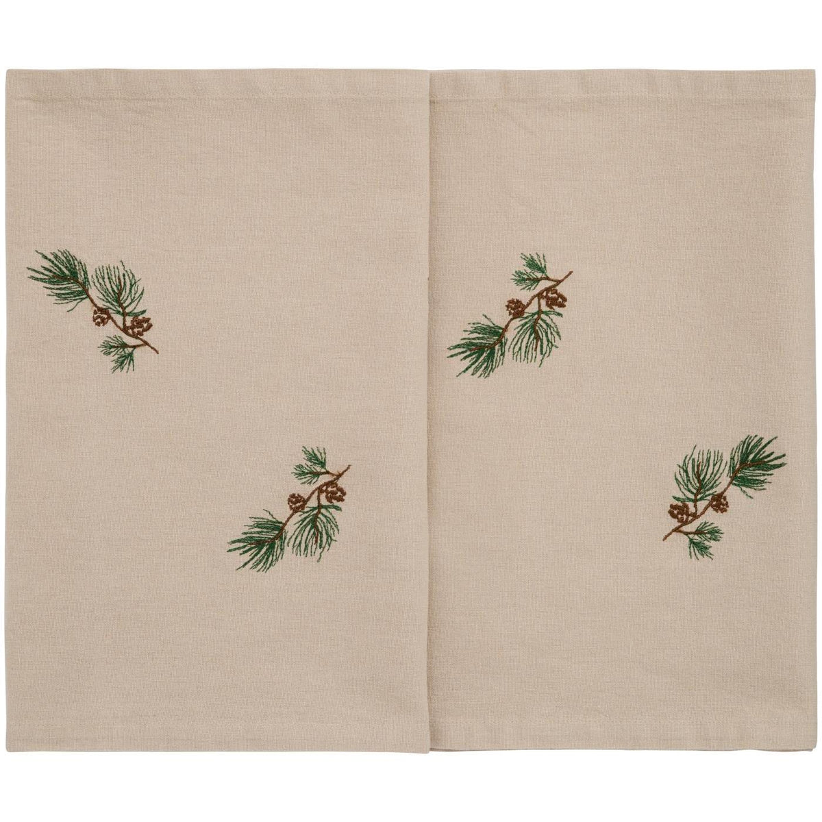 Tradition table runner with pine branches and cones from Ib Laursen