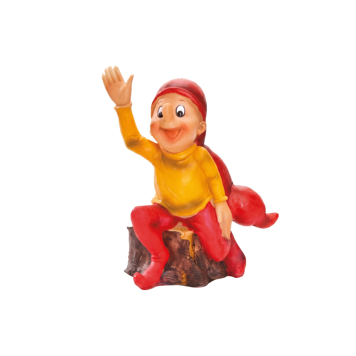 BRAMMING ELF ON A TREE STUMP