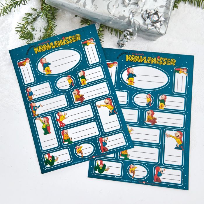 Klæbegavemærker Old Time design